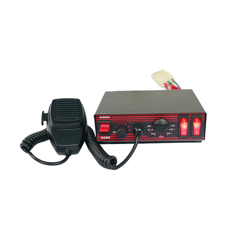 200W CJB Siren Horn Speaker for Car & Truck 12V-24V Auto Siren with Microphone & 9 Tone Amplifier GSM Network Compatible